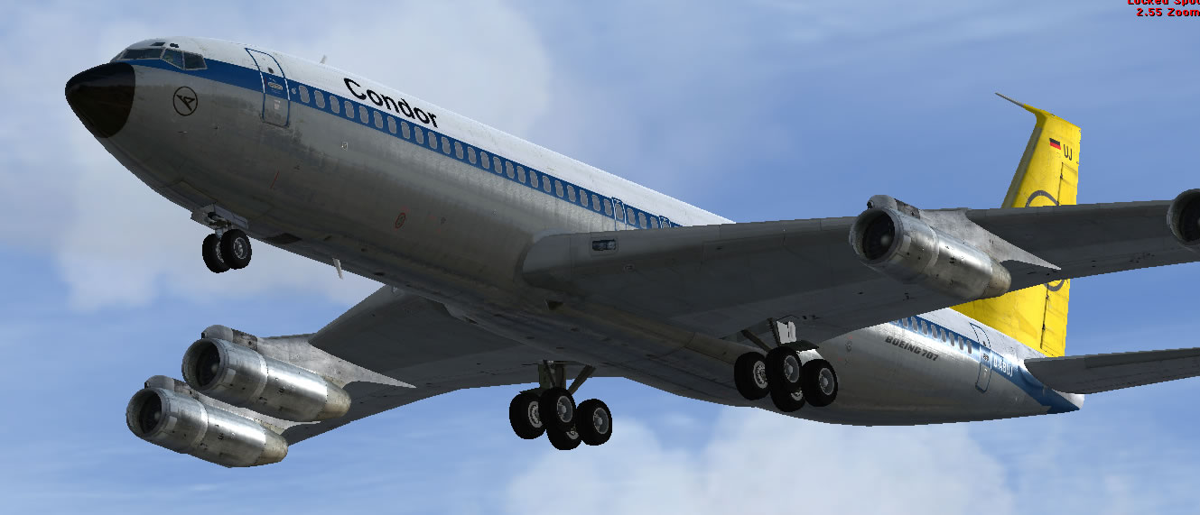 condor fsx chrome 707