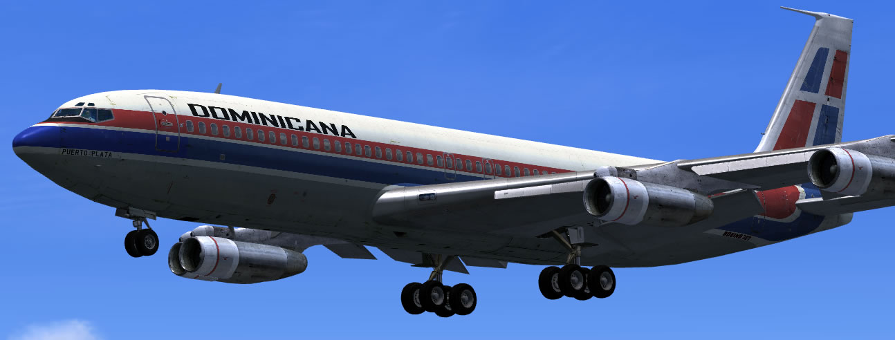 707 Dominicana FSX repaint captain sim